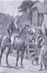 Cobbett sur son cheval, illustration de Mon Magazine, 1925 - Richard Caton II Woodville